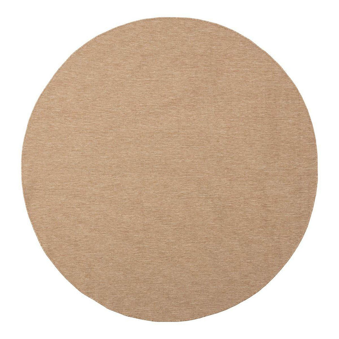 Interieur05 Rond Jute buitenkleed Naturel Uni - 240 x 240 cm