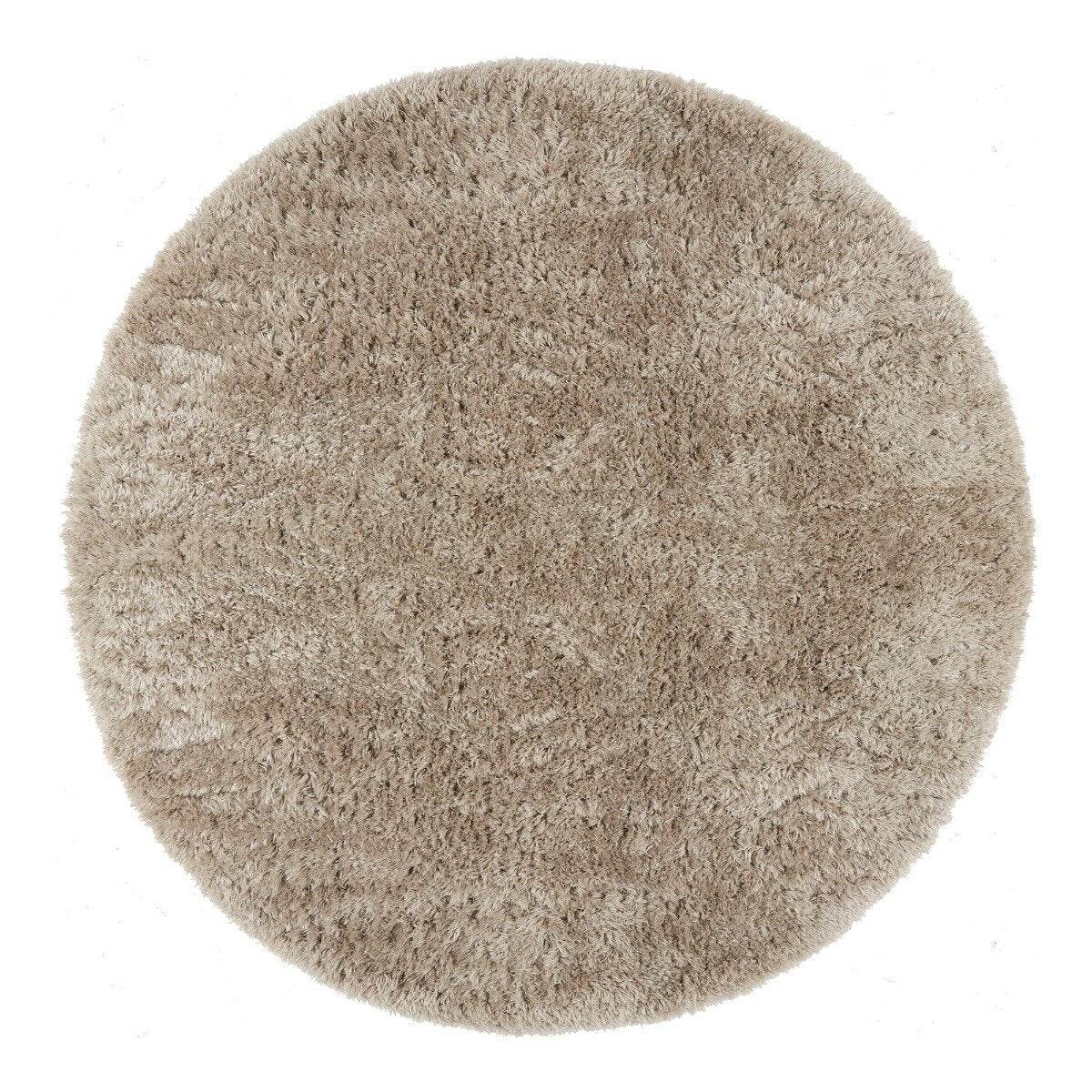 Interieur05 Rond Hoogpolig vloerkleed Fender wit|creme - 200 x 200 cm