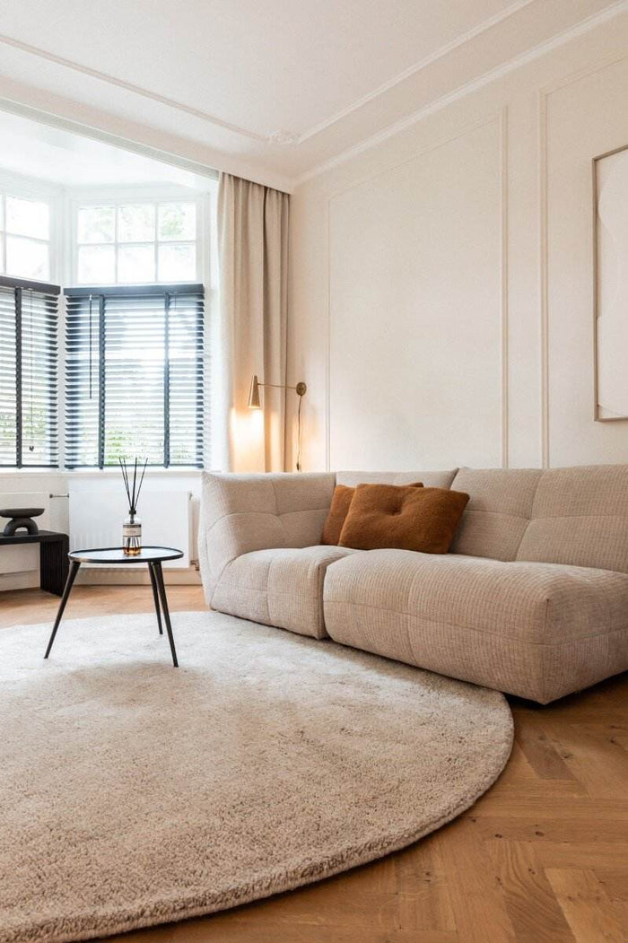 Interieur05 Rond Berber Vloerkleed Beige Nador - 160 x 160 cm