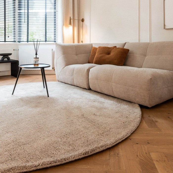 Interieur05 Rond Berber Vloerkleed Beige Nador - 160 x 160 cm