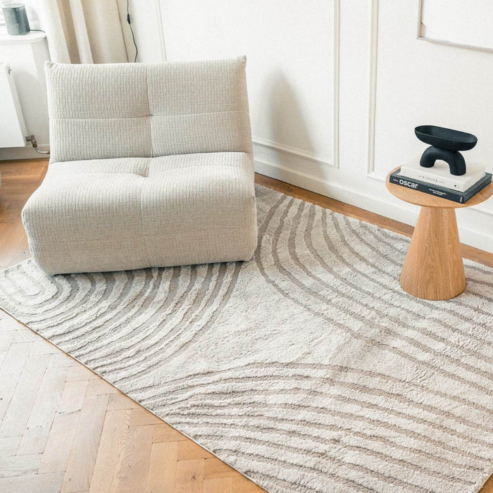 Interieur05 Scandinavisch vloerkleed Vidar zand - 240 x 330 cm