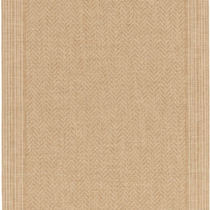 Interieur05 Jute buitenkleed Naturel Visgraat Border - 160 x 230 cm