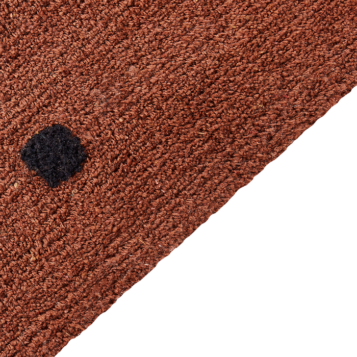 Beliani - LAZA - Vloerkleed - Bruin - 140 x 200 cm - Katoen