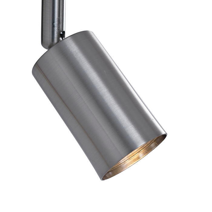 QAZQA Moderne wandlamp staal met USB-C kantelbaar - Rex