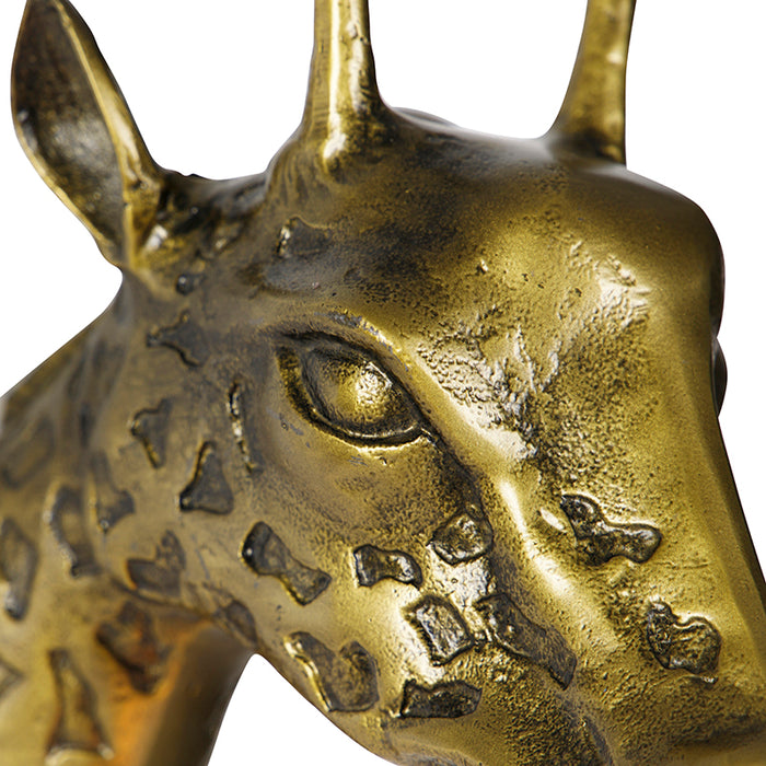 QAZQA Smart wandlamp messing incl. Wifi G95 - Animal Giraf