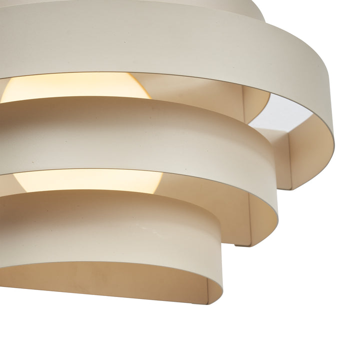 QAZQA Moderne wandlamp beige incl. LED 3-staps dimbaar - Lines