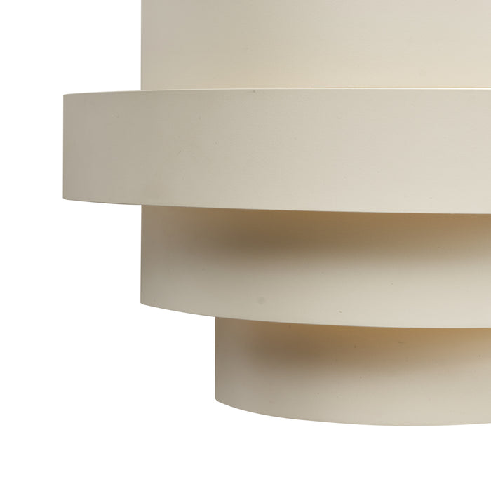 QAZQA Moderne wandlamp beige incl. LED 3-staps dimbaar - Lines