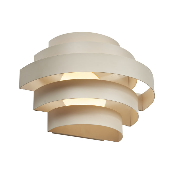 QAZQA Moderne wandlamp beige incl. LED 3-staps dimbaar - Lines