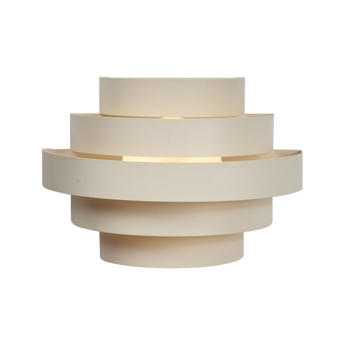 QAZQA Moderne wandlamp beige incl. LED 3-staps dimbaar - Lines