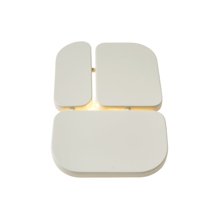 QAZQA Design wandlamp beige 3-lichts - Planes