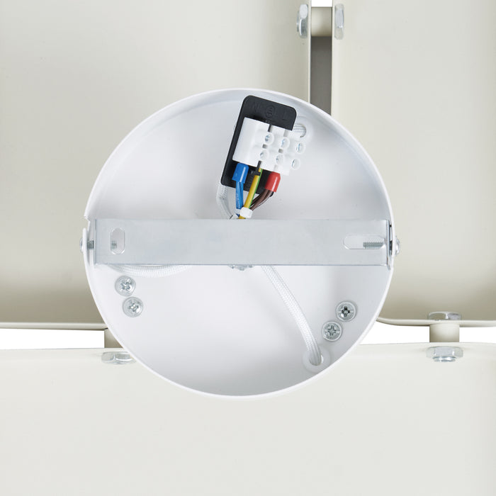 QAZQA Design wandlamp beige 3-lichts - Planes