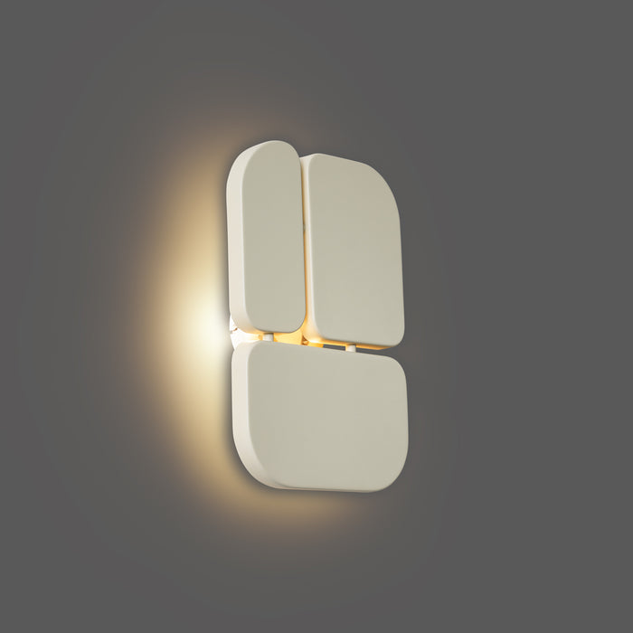QAZQA Design wandlamp beige 3-lichts - Planes