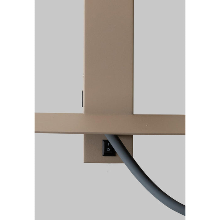 it's about RoMi Florence Wandlamp met Leeslamp - Bruin / Beige