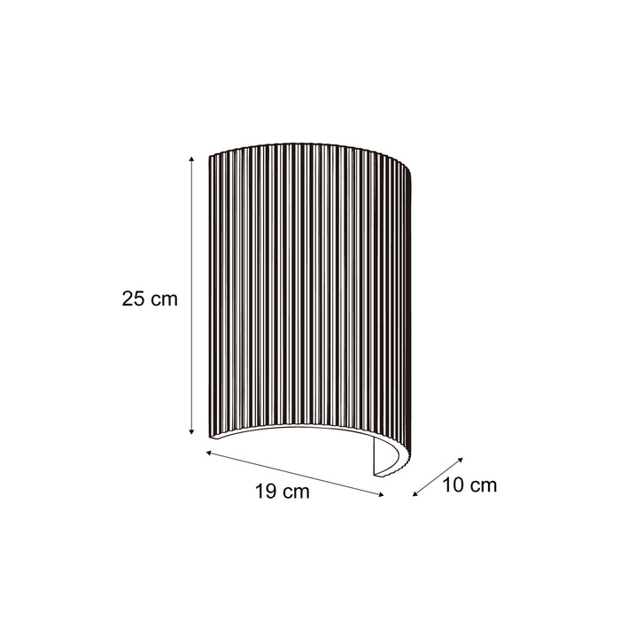 QAZQA Scandinavische wandlamp beige ovaal - Plaster