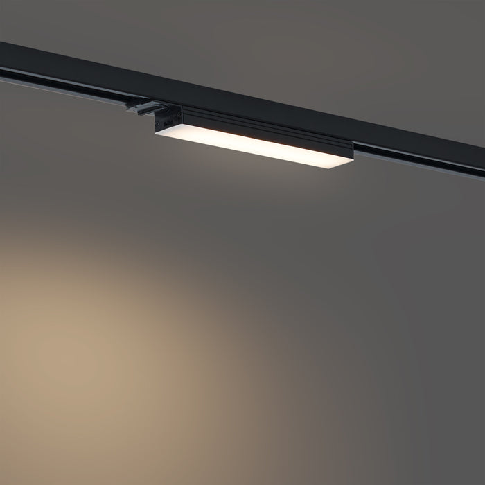 QAZQA Moderne plafondlamp zwart voor railsysteem 1-fase 5W 400 lm