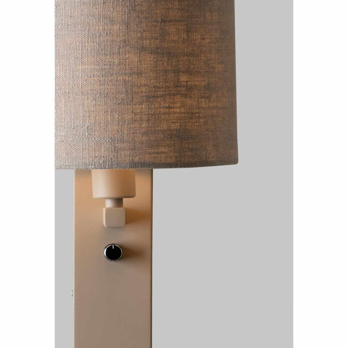 it's about RoMi Florence Wandlamp H 42 cm - Bruin / Zand