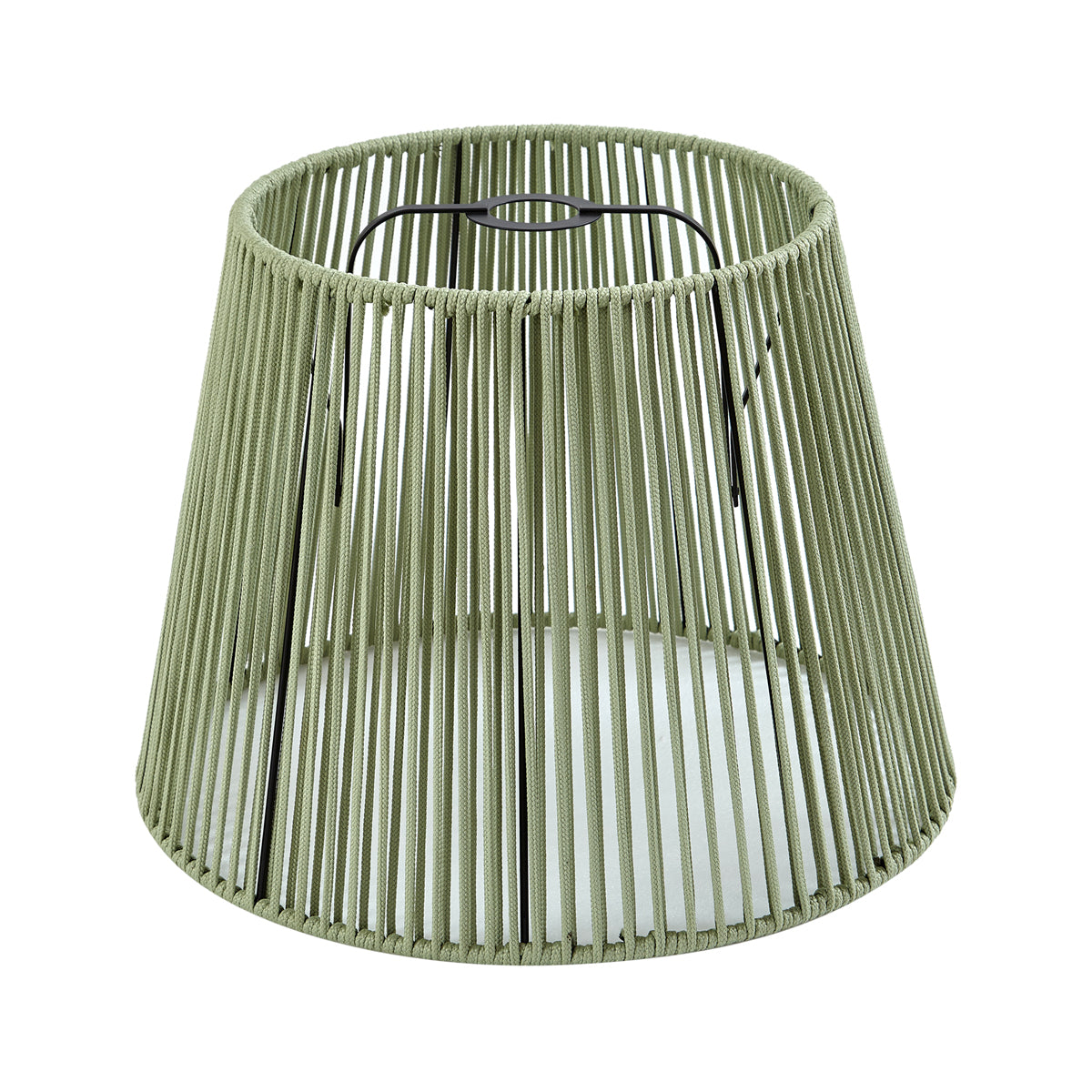 QAZQA Buiten lampenkap met groen touw IP54 40|28|30 - Jayla