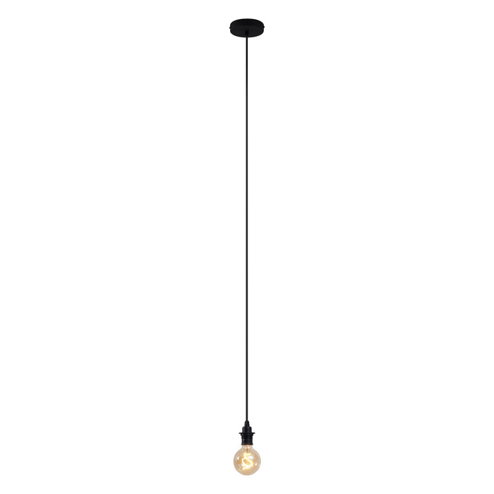 QAZQA Buiten hanglamp zwart IP44 - Cava