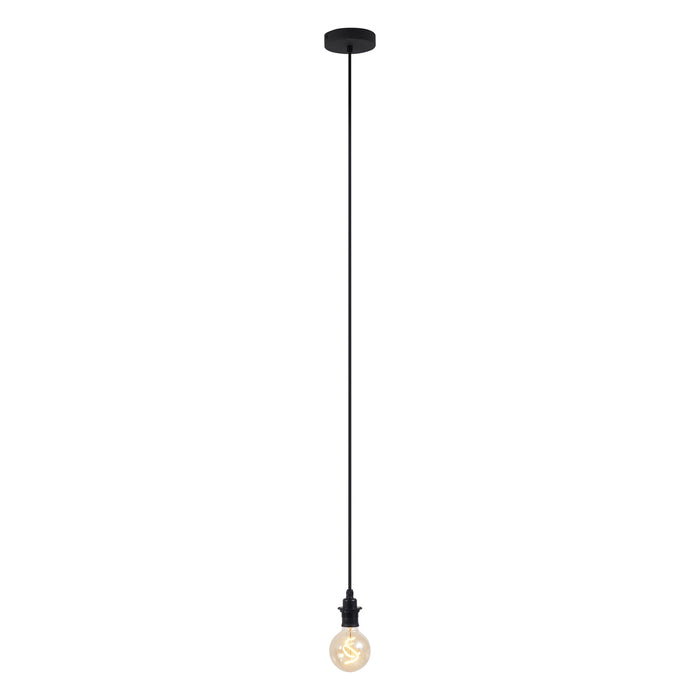 QAZQA Buiten hanglamp zwart IP44 - Cava