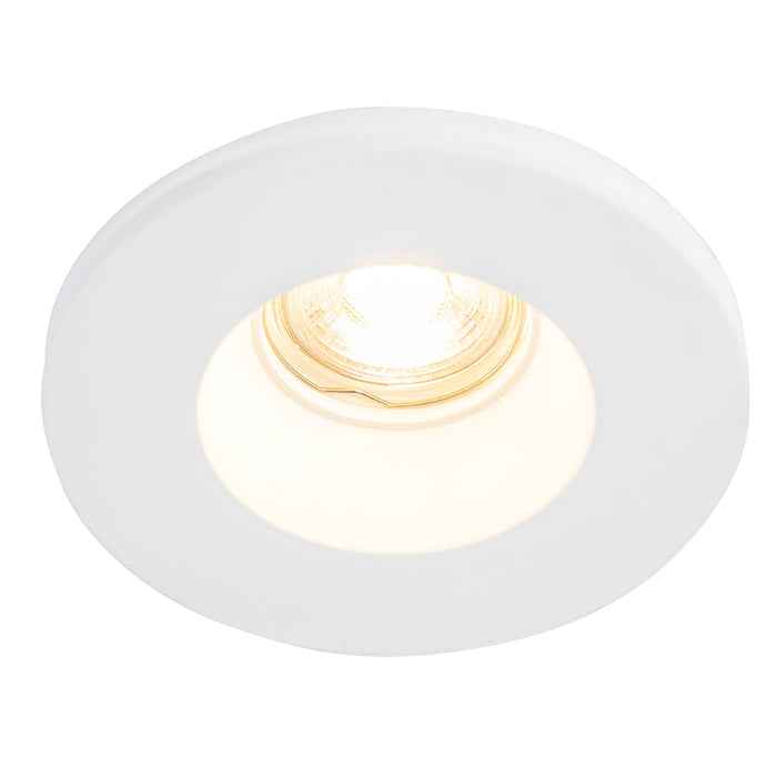 QAZQA Smart inbouwspot wit 13cm rond incl. Wifi GU10 50mm - Gypsy