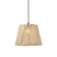 QAZQA Buiten hanglamp zwart met beige kap van touw IP44 - Cava Jayla