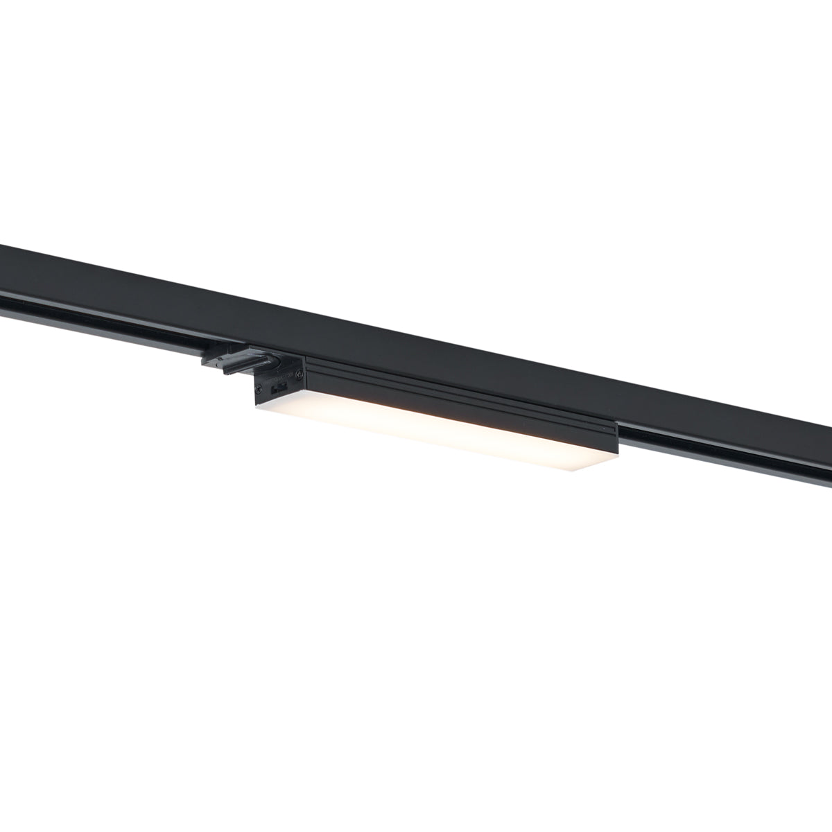 QAZQA Moderne plafondlamp zwart voor railsysteem 1-fase 5W 400 lm