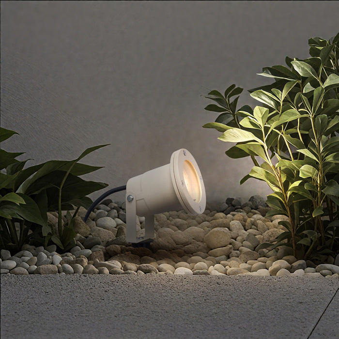 QAZQA Prikspot beige GU10 50mm verstelbaar IP65 incl. snoer en