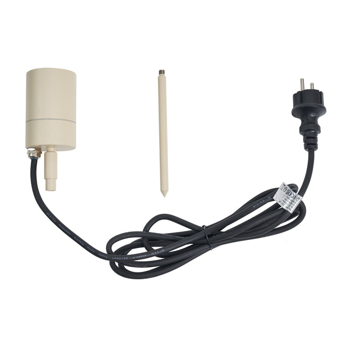 QAZQA Prikspot crème GU10 50mm verstelbaar IP44 incl. snoer en