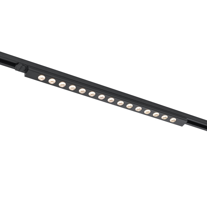QAZQA Moderne plafondlamp zwart voor railsysteem 1-fase 15W 1170 lm