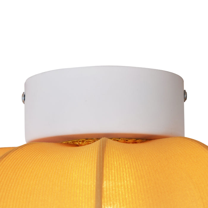 QAZQA Japandi plafondlamp goud 27cm - Plu Asyesha