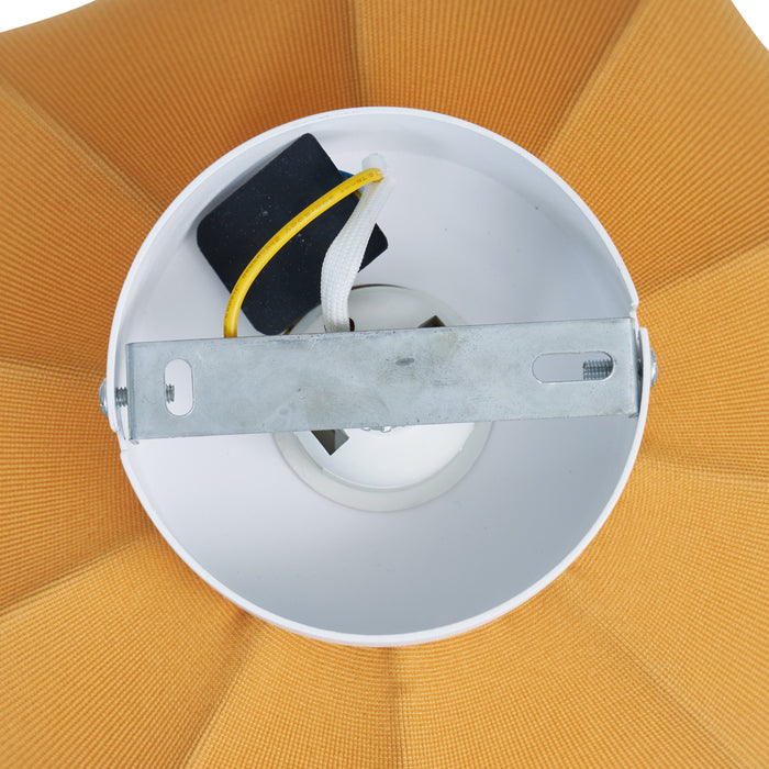 QAZQA Japandi plafondlamp goud 27cm - Plu Asyesha