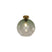 QAZQA Art Deco plafondlamp messing met groen glas - Sandra
