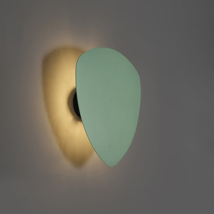 QAZQA Design wandlamp groen organisch 32cm 2-lichts - Pulley