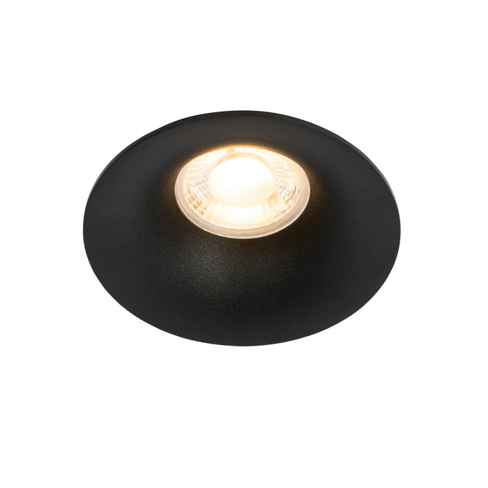 QAZQA Smart inbouwspot zwart incl. Wifi GU10 50mm - Gijs