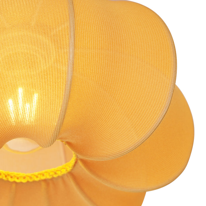 QAZQA Japandi plafondlamp goud 37cm - Plu Asyesha