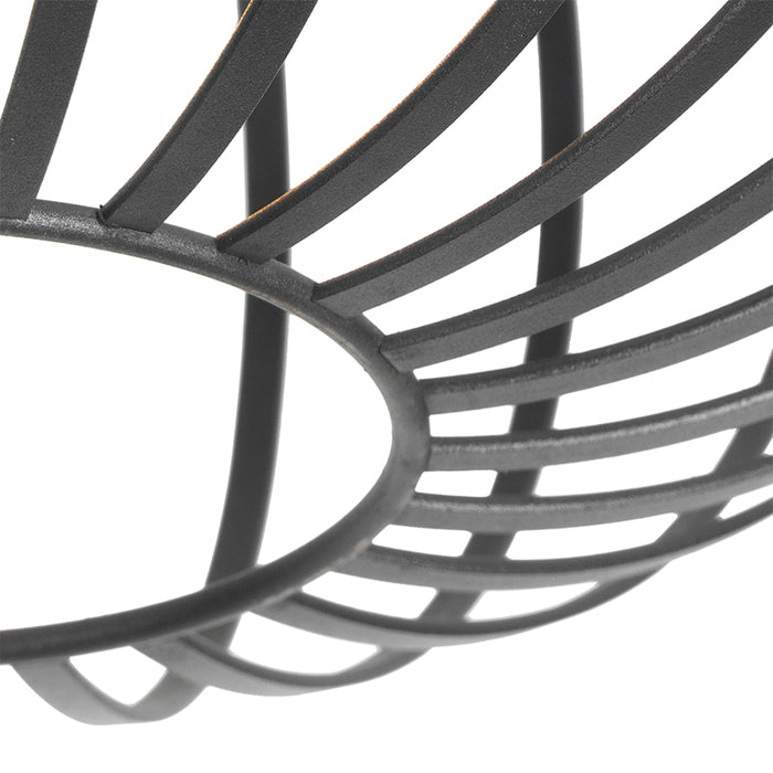 QAZQA Smart plafondlamp zwart 30 cm incl. Wifi G95 - Johanna