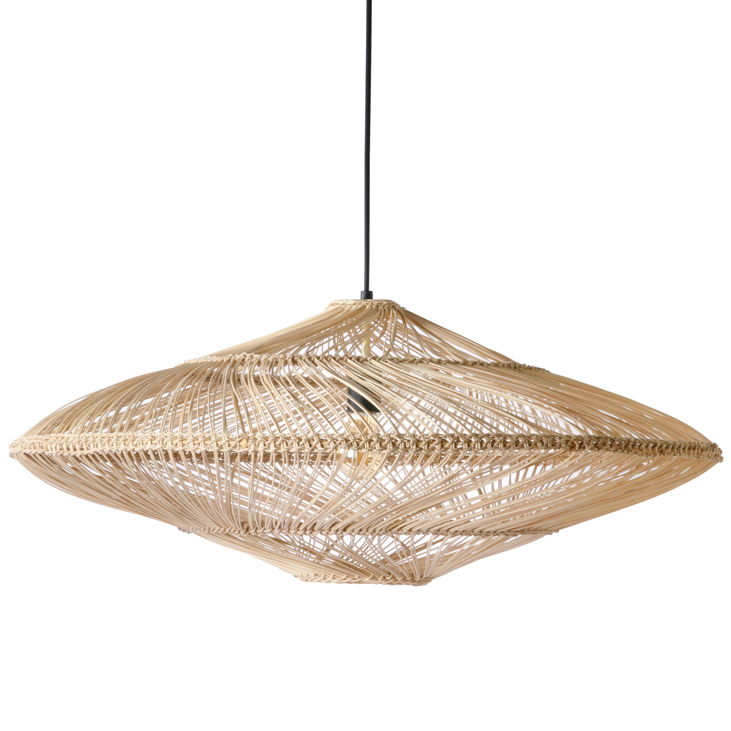 HKliving Wicker Hanglamp