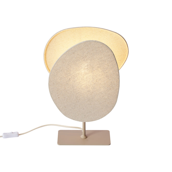 QAZQA Japandi tafellamp beige - Organica