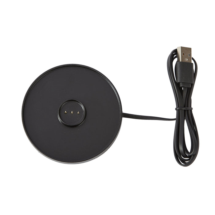 QAZQA Tafellamp blauw incl. LED IP54 oplaadbaar met laadstation -