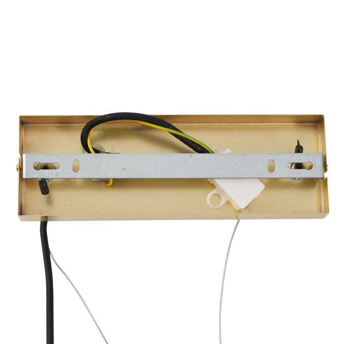 QAZQA Design hanglamp goud met regenboog glas 8-lichts - Uvas