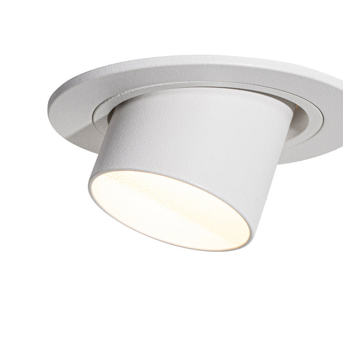 QAZQA Set van 6 inbouwspots wit GU10 35mm rond kantelbaar - Installa