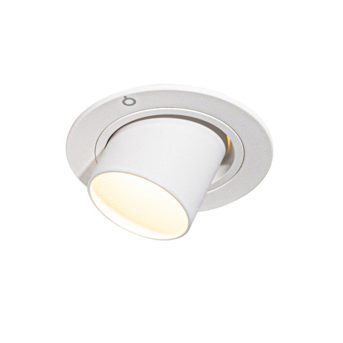 QAZQA Set van 6 inbouwspots wit GU10 35mm rond kantelbaar - Installa