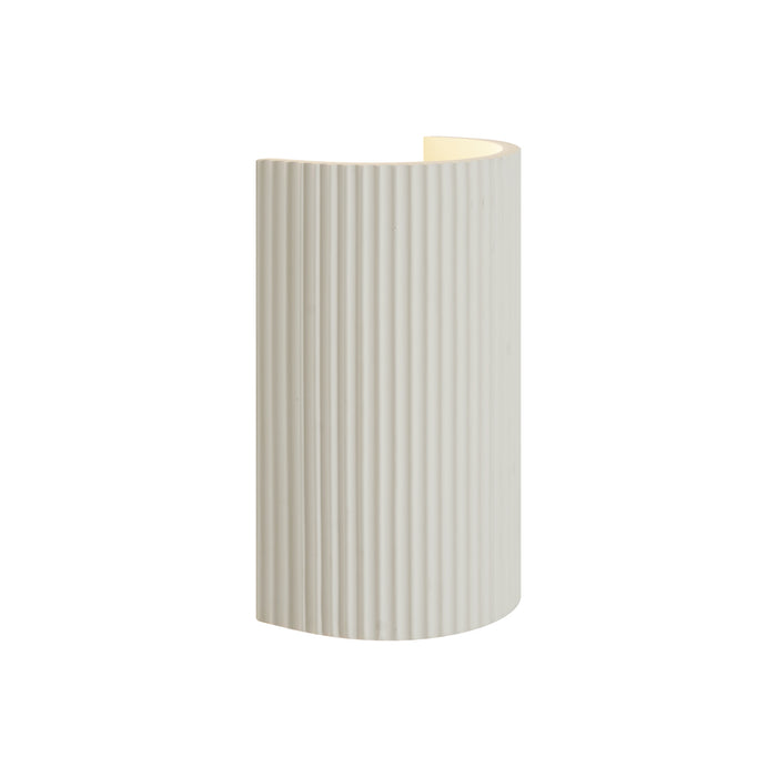 QAZQA Scandinavische wandlamp beige halfrond 2-lichts - Plaster