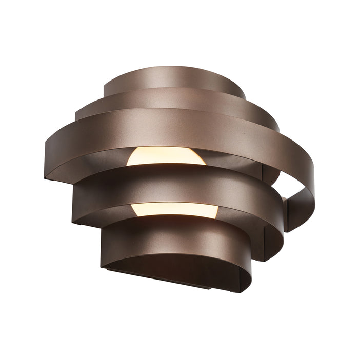 QAZQA Moderne wandlamp brons incl. LED 3-staps dimbaar - Lines