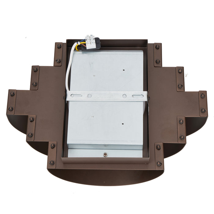 QAZQA Moderne wandlamp brons incl. LED 3-staps dimbaar - Lines