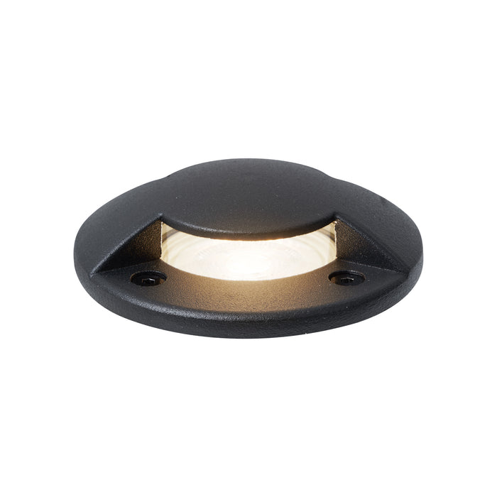 QAZQA Moderne grondspot zwart GU10 50mm 2-lichts effect IP65 - Cellar