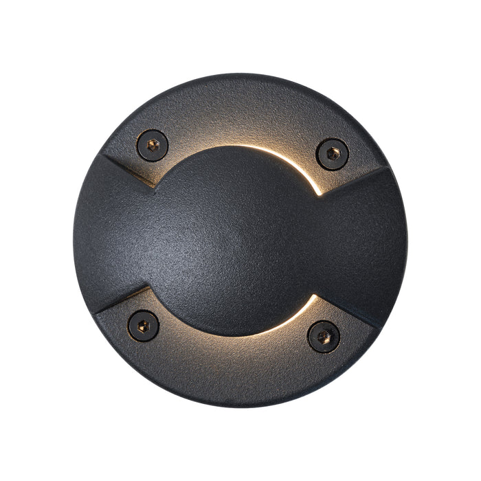 QAZQA Moderne grondspot zwart GU10 50mm 2-lichts effect IP65 - Cellar