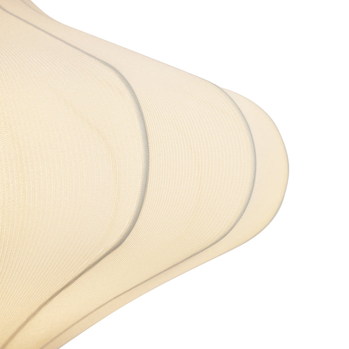 QAZQA Japandi hanglamp beige met stoffen kap 50cm - Plu