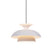 QAZQA Scandinavische hanglamp beige met witte binnenkant - Titus