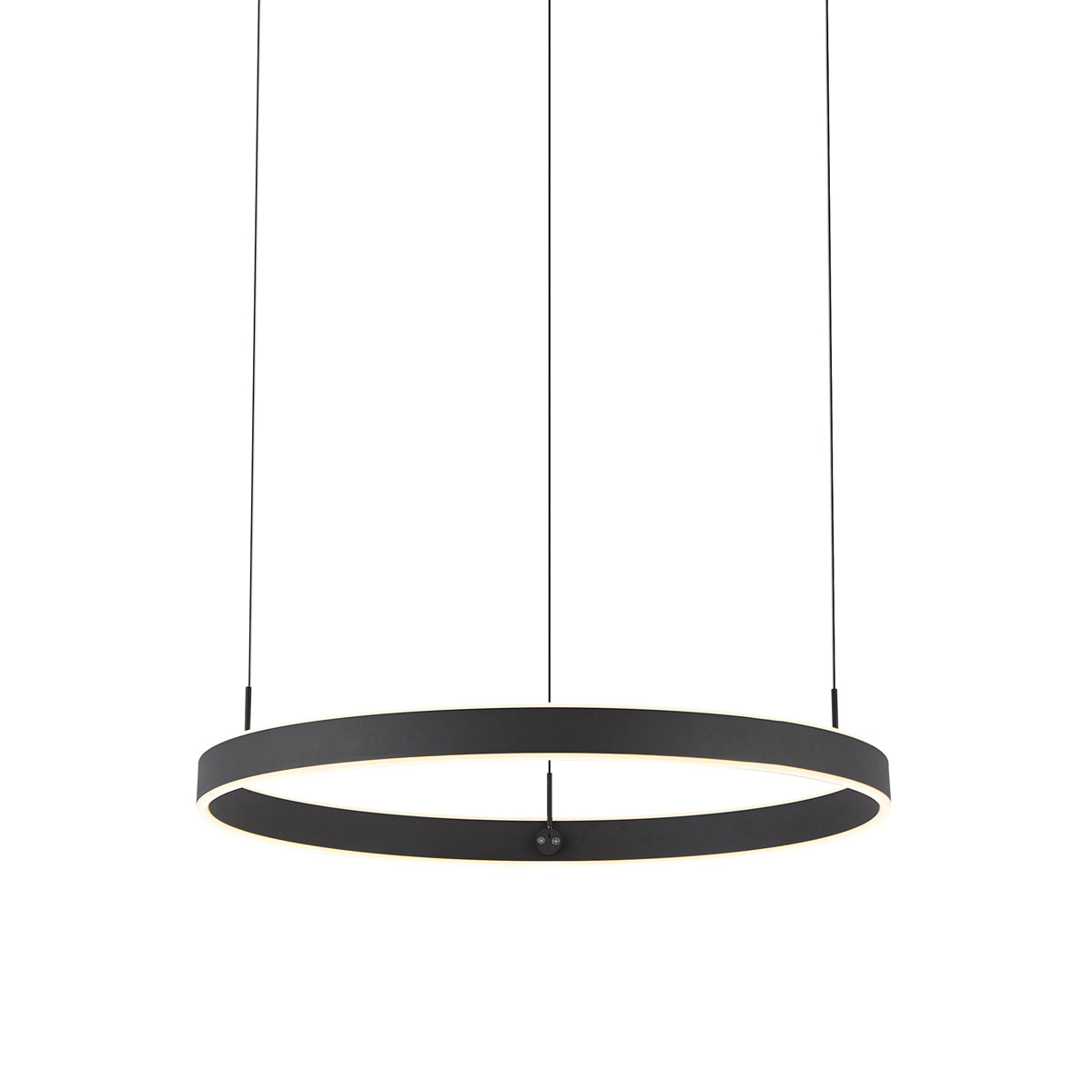 QAZQA Design hanglamp zwart 3-staps dimbaar easylift - Titmus